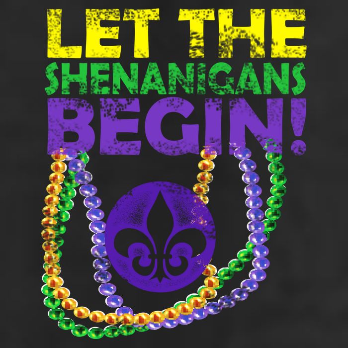 Let Shenanigans Begins Mardi Gras Adult Drive Performance Visor