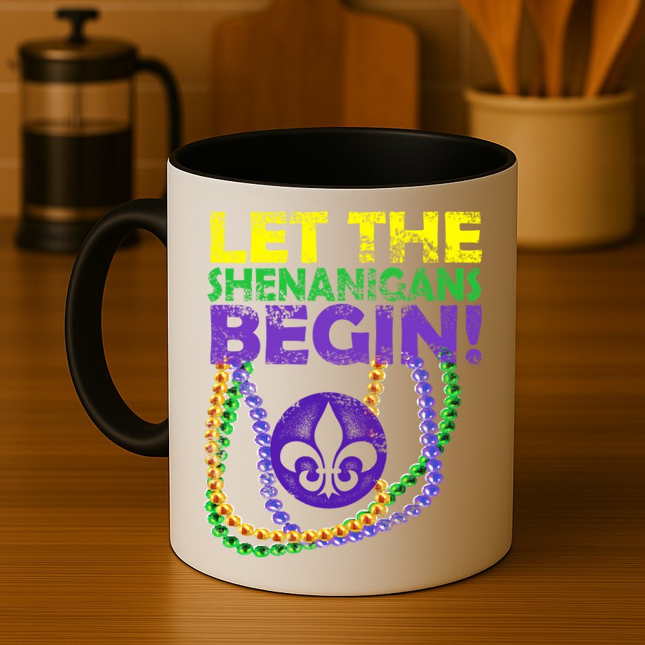 Let Shenanigans Begins Mardi Gras Mug