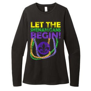 Let Shenanigans Begins Mardi Gras Womens CVC Long Sleeve Shirt