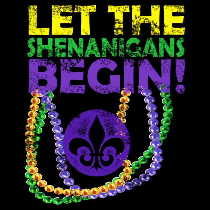 Let Shenanigans Begins Mardi Gras Premium T-Shirt