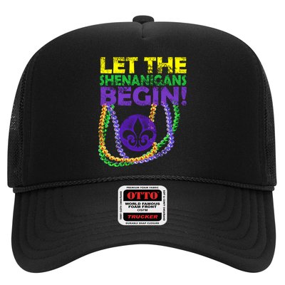 Let Shenanigans Begins Mardi Gras Trucker Hat