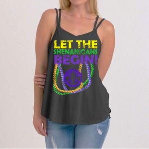 Let Shenanigans Begins Mardi Gras Women's Strappy Tank