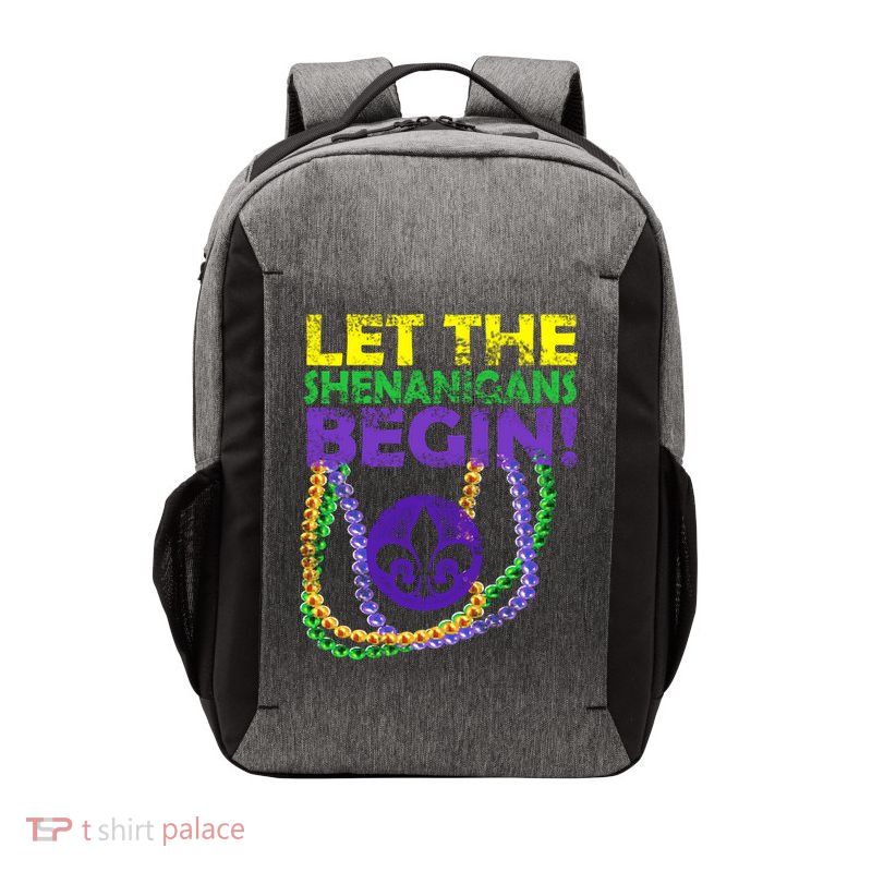 Let Shenanigans Begins Mardi Gras Vector Backpack