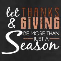 Let Thanks & Giving Be More Than Just Season Golf Towel