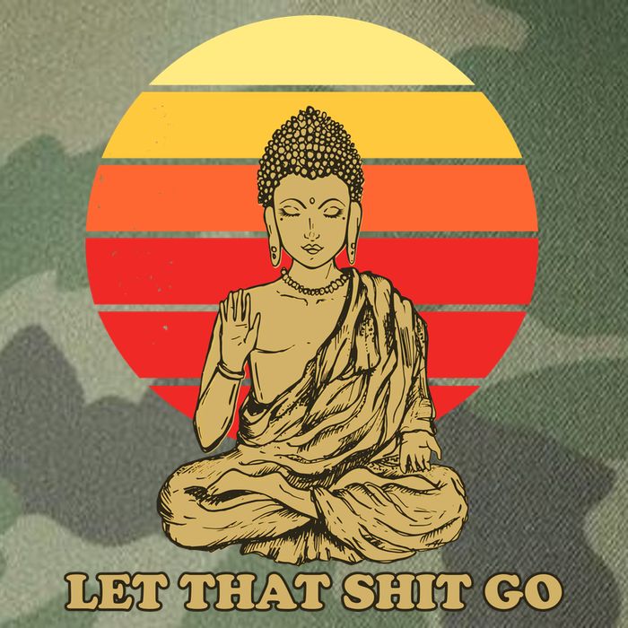 Let That Shit Go Buddha Legacy Tie Dye Trucker Hat