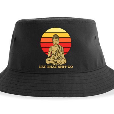 Let That Shit Go Buddha Sustainable Bucket Hat