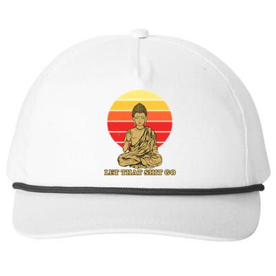 Let That Shit Go Buddha Snapback Five-Panel Rope Hat