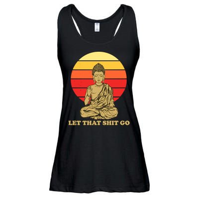 Let That Shit Go Buddha Ladies Essential Flowy Tank