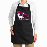 Let That Shit Go Funny Cat Apron