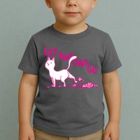 Let That Shit Go Funny Cat Toddler T-Shirt