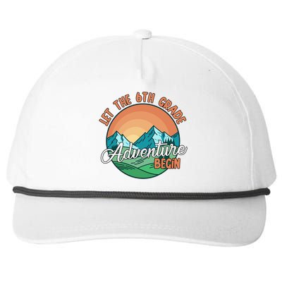 Let The 6th Grade Adventure Begin Snapback Five-Panel Rope Hat