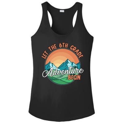 Let The 6th Grade Adventure Begin Ladies PosiCharge Competitor Racerback Tank