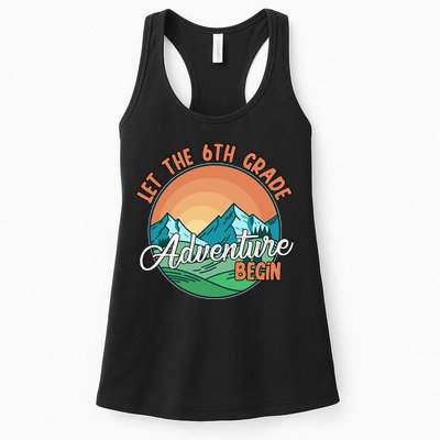 Let The 6th Grade Adventure Begin Womens Tank Top