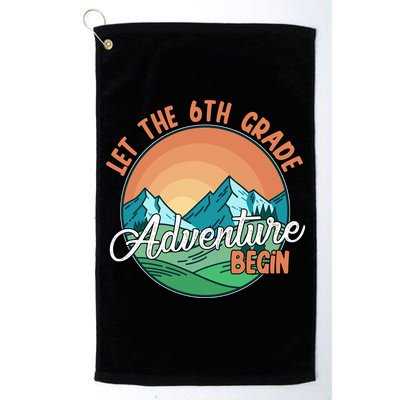 Let The 6th Grade Adventure Begin Golf Towel