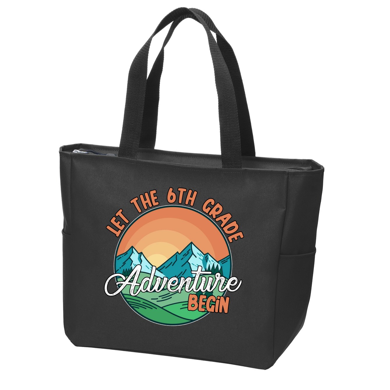 Let The 6th Grade Adventure Begin Zip Tote Bag