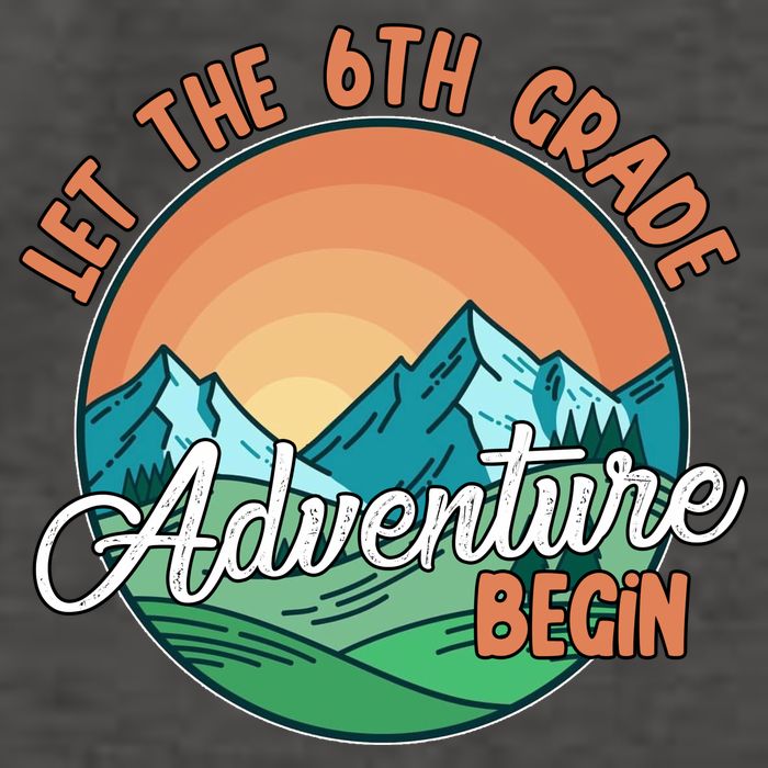 Let The 6th Grade Adventure Begin Vector Backpack