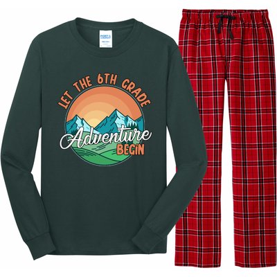 Let The 6th Grade Adventure Begin Long Sleeve Pajama Set