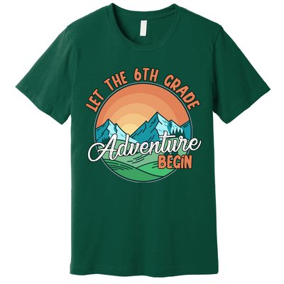 Let The 6th Grade Adventure Begin Premium T-Shirt
