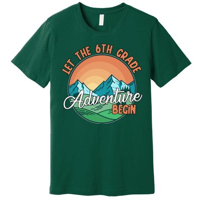 Let The 6th Grade Adventure Begin Premium T-Shirt