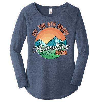 Let The 6th Grade Adventure Begin Women's Perfect Tri Tunic Long Sleeve Shirt