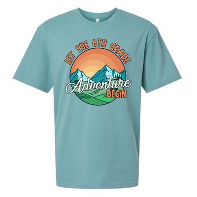 Let The 6th Grade Adventure Begin Sueded Cloud Jersey T-Shirt