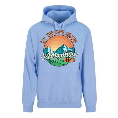 Let The 6th Grade Adventure Begin Unisex Surf Hoodie