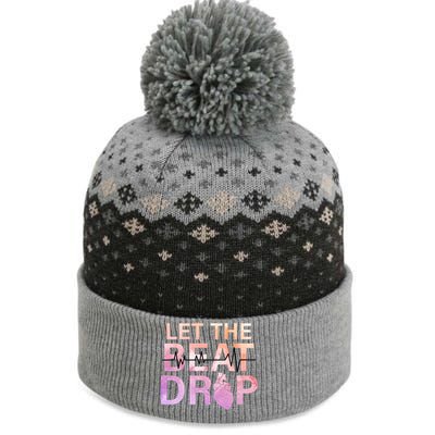 Let The Beat Drop The Baniff Cuffed Pom Beanie