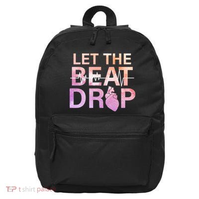 Let The Beat Drop 16 in Basic Backpack