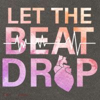 Let The Beat Drop Cotton Canvas Backpack