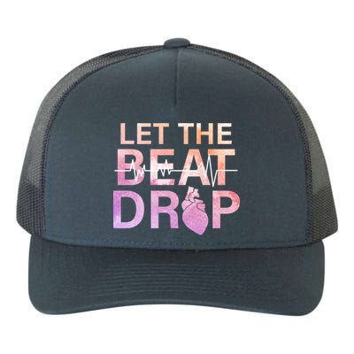 Let The Beat Drop Yupoong Adult 5-Panel Trucker Hat