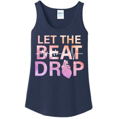 Let The Beat Drop Ladies Essential Tank