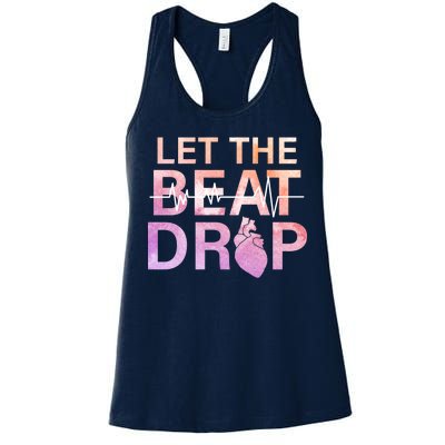 Let The Beat Drop Women's Racerback Tank