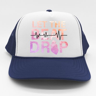 Let The Beat Drop Trucker Hat