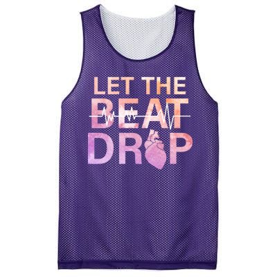 Let The Beat Drop Mesh Reversible Basketball Jersey Tank