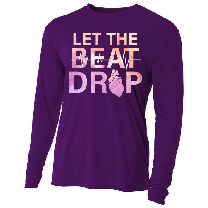 Let The Beat Drop Cooling Performance Long Sleeve Crew