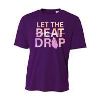 Let The Beat Drop Youth Performance Sprint T-Shirt