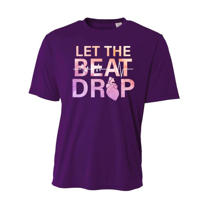 Let The Beat Drop Youth Performance Sprint T-Shirt