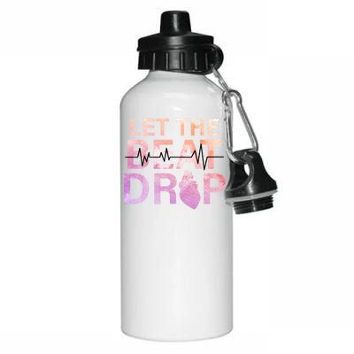 Let The Beat Drop Aluminum Water Bottle