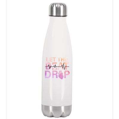 Let The Beat Drop Stainless Steel Insulated Water Bottle