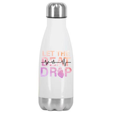 Let The Beat Drop Stainless Steel Insulated Water Bottle