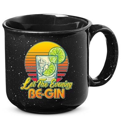 Let The Evening Be-GIN 15oz Campfire Ceramic Mug