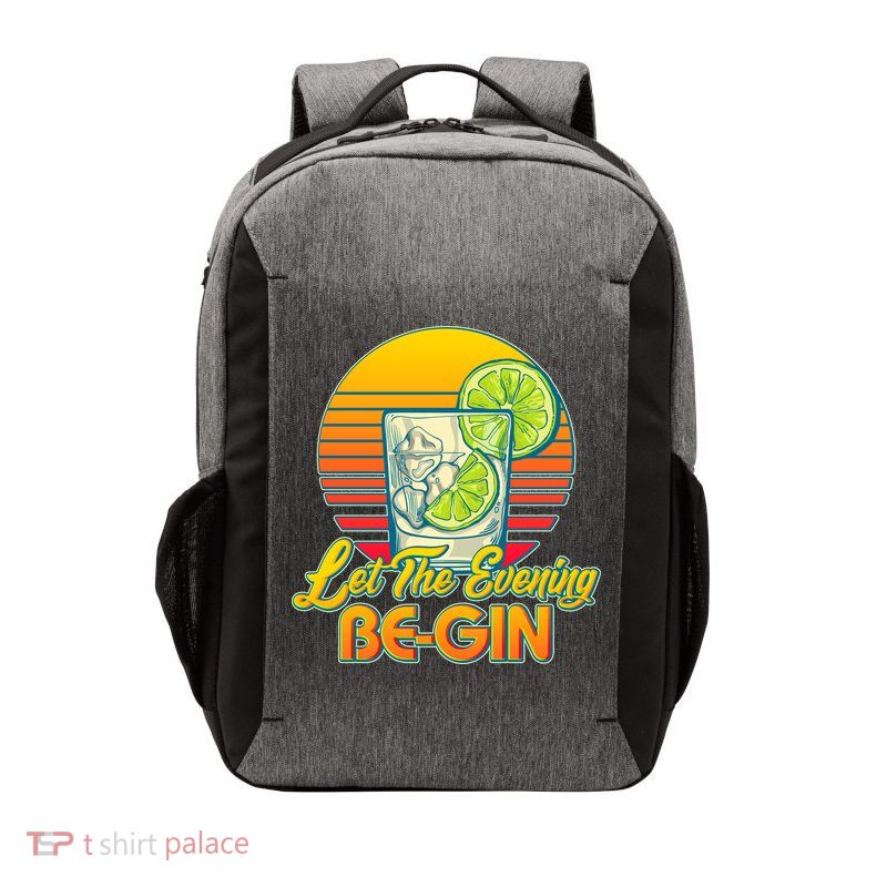 Let The Evening Be-GIN Vector Backpack