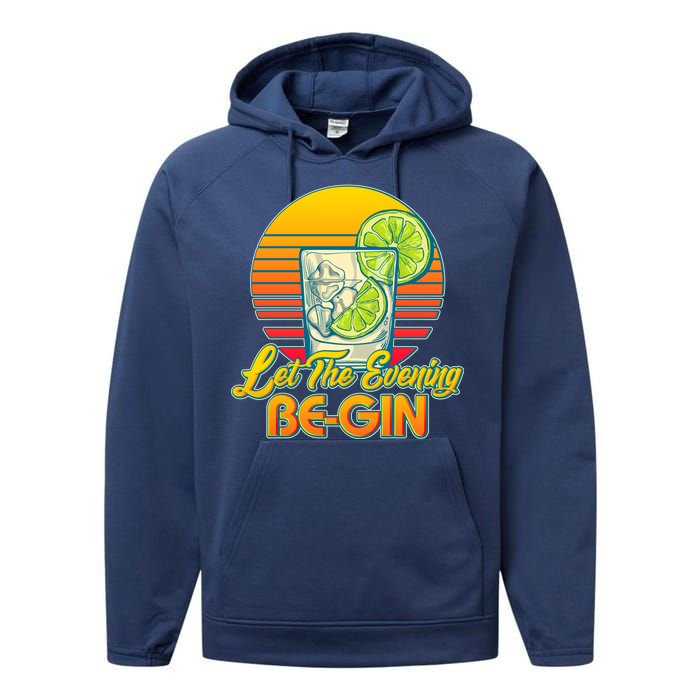 Let The Evening Be-GIN Performance Fleece Hoodie