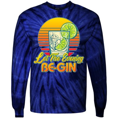 Let The Evening Be-GIN Tie-Dye Long Sleeve Shirt