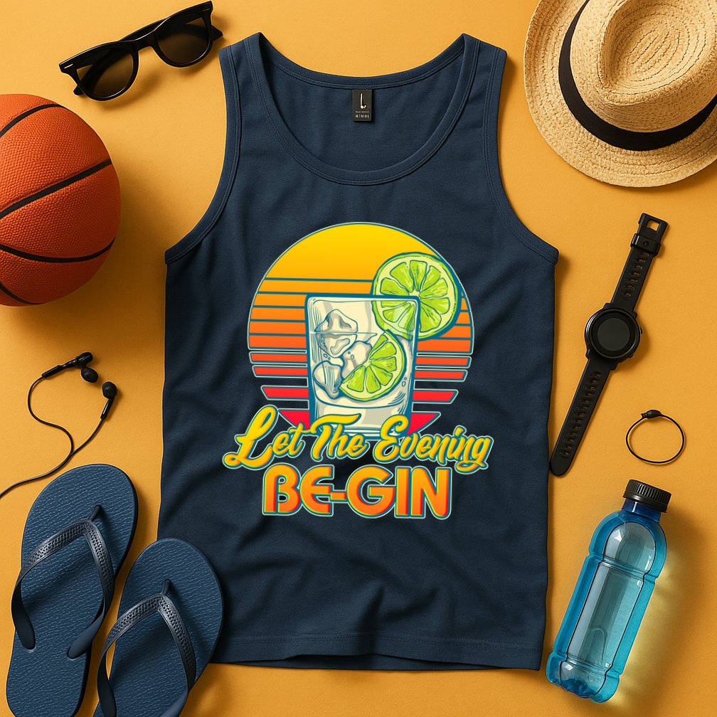Let The Evening Be-GIN Tank Top