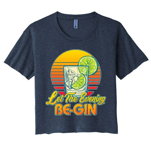 Let The Evening Be-GIN Crop Top
