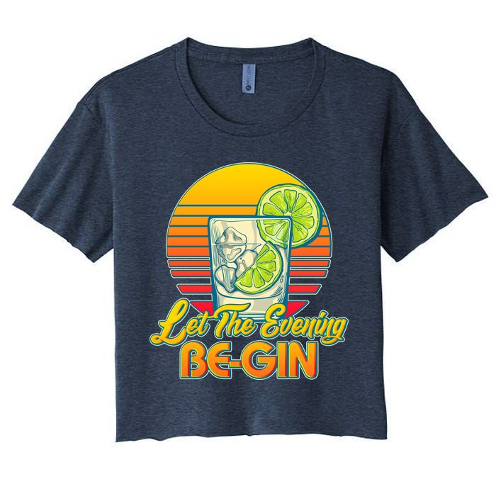 Let The Evening Be-GIN Crop Top