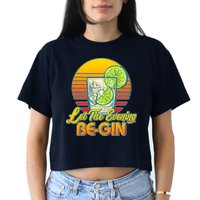 Let The Evening Be-GIN Crop Top