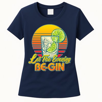 Let The Evening Be-GIN Womens T-Shirt