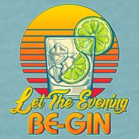 Let The Evening Be-GIN Sueded Cloud Jersey T-Shirt